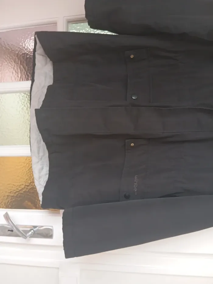 Manteau mi long noir t xl - photo numéro 2