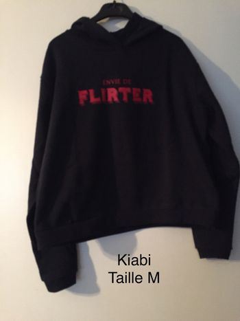Sweat bleu marine Kiabi Taille M