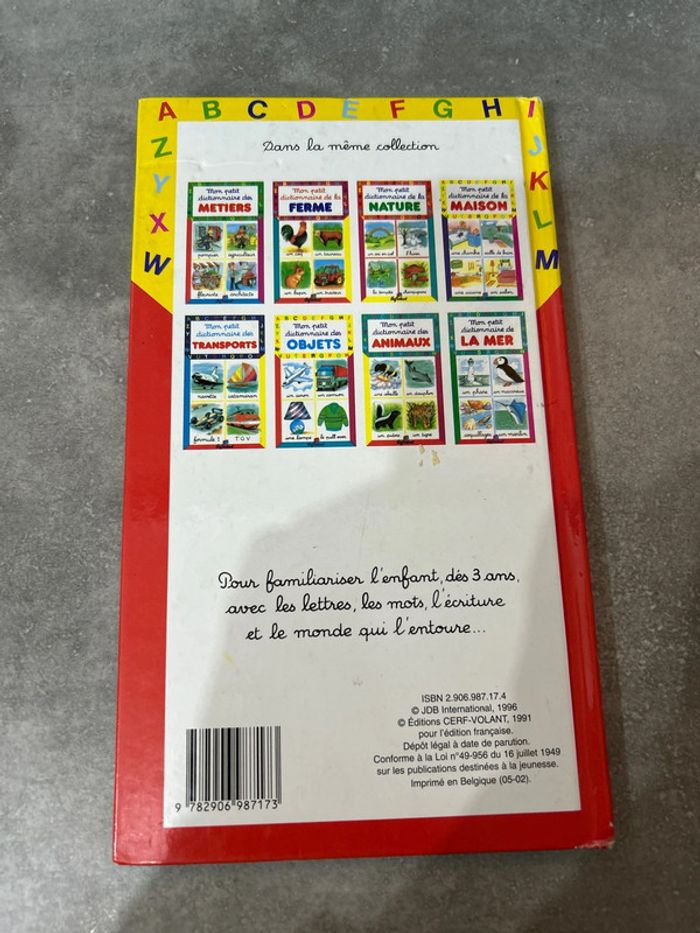 Mon petit dictionnaire des objets livre pour apprendre à lire - photo numéro 4