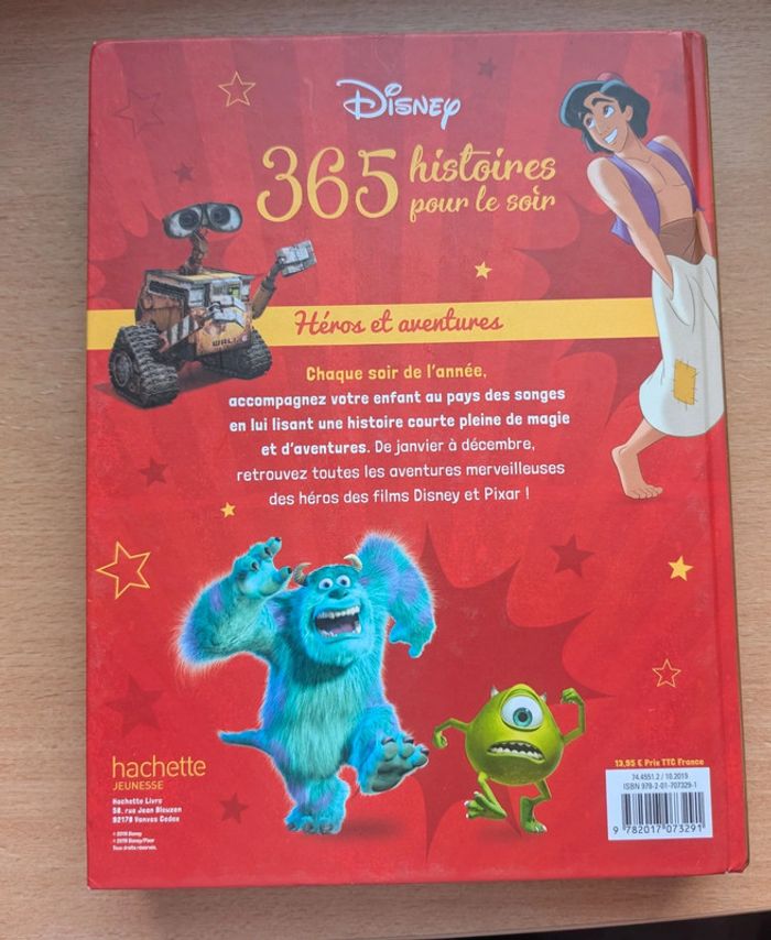 Livre Disney 365 histoires du soir - photo numéro 2