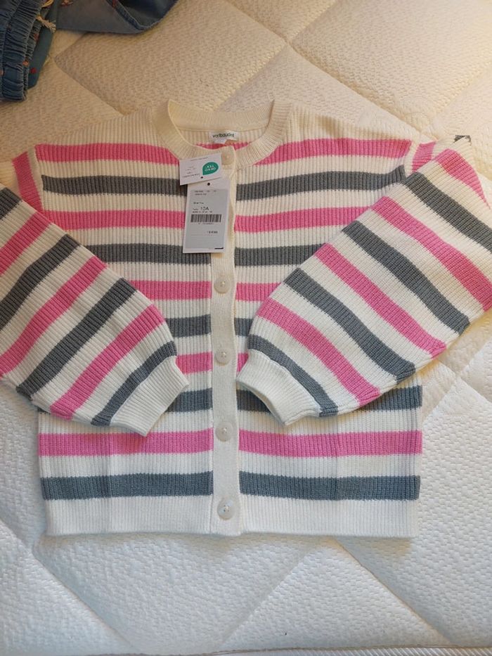 Gilet neuf à boutons Vertbaudet 10A