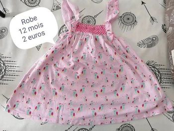 Robe bébé fille 12mois