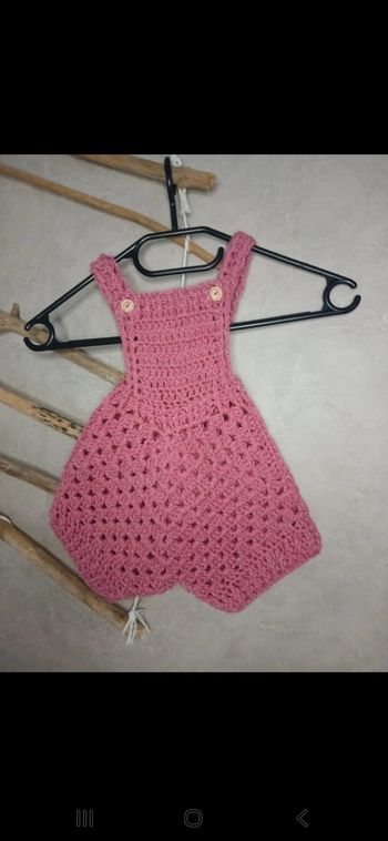 Combi short fille 6/9mois