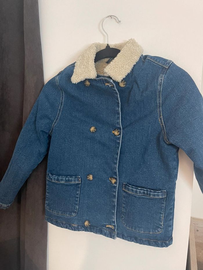 Veste jean fourrée mis saison cyrillus 10 ans