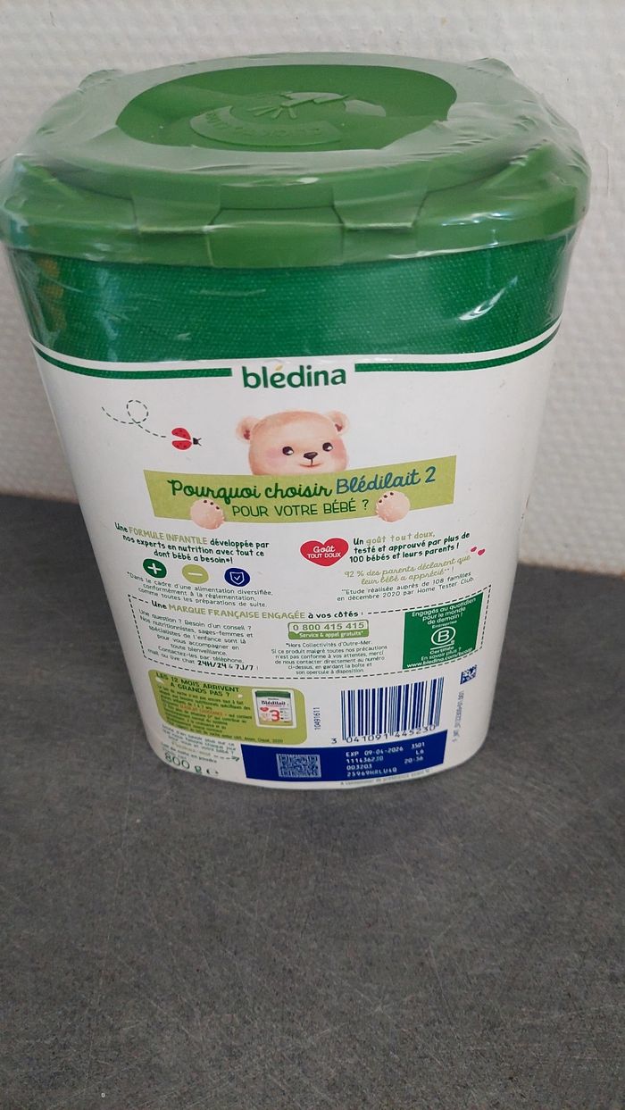 Lait 2ème âge Bledina - photo numéro 2