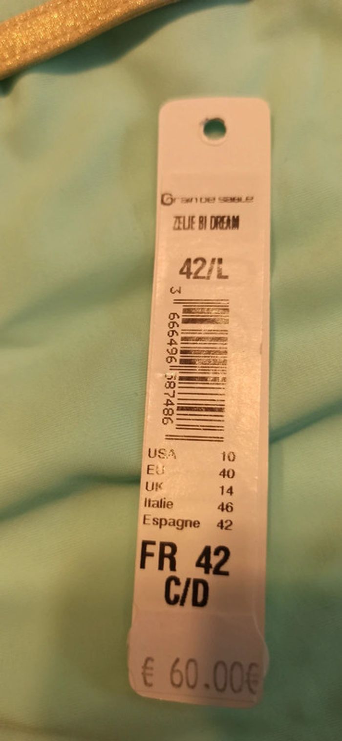 Maillot de bain bikini grain de sable t42 - photo numéro 2
