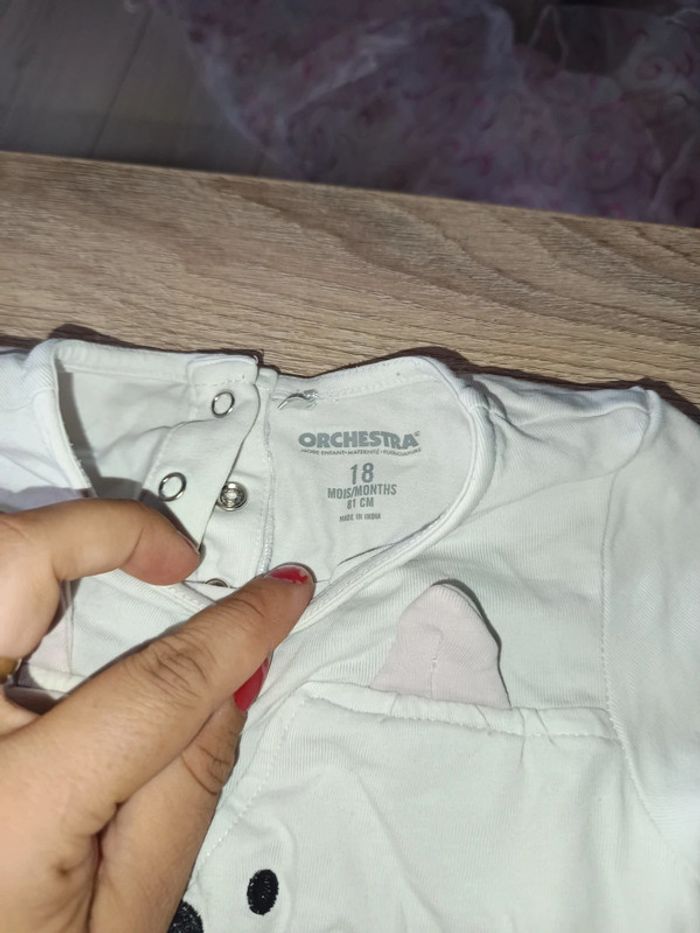 Tee-shirt manche longue orchestra 18 mois - photo numéro 2