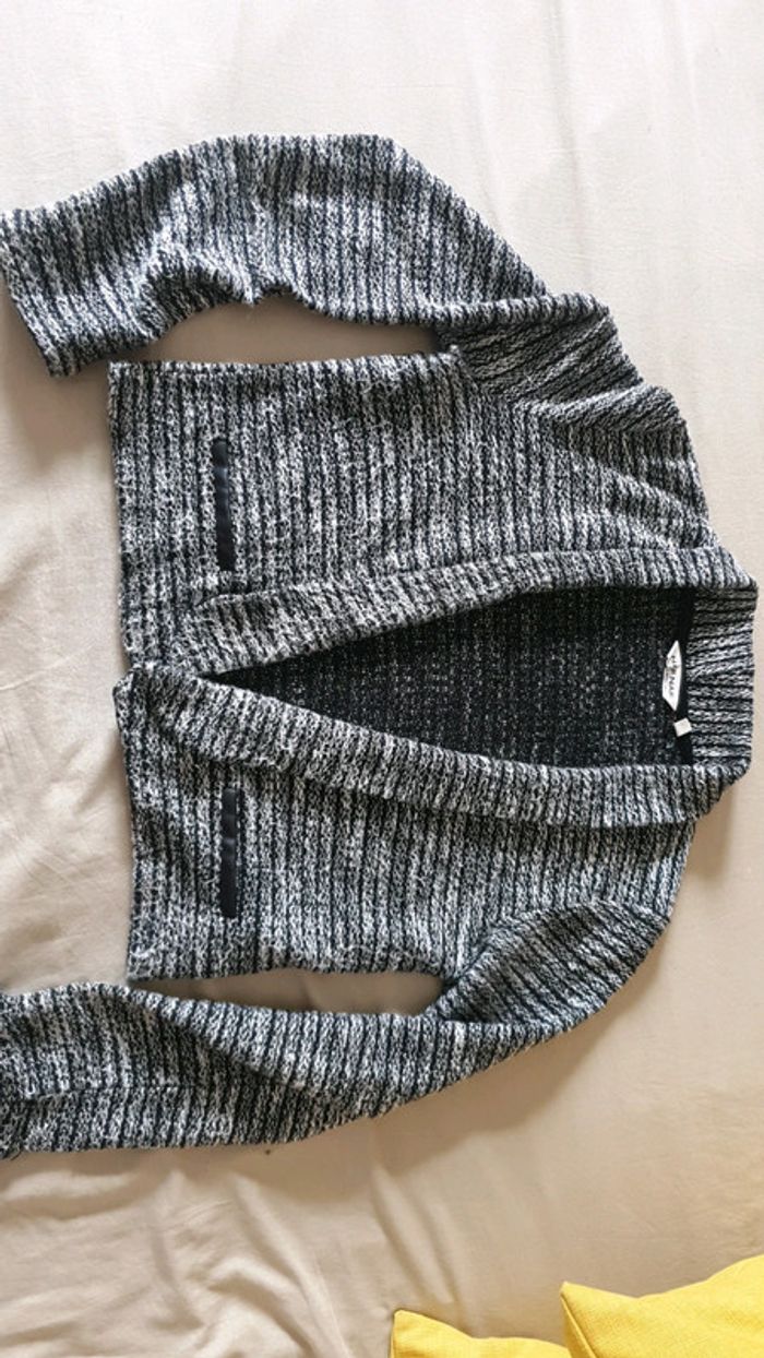 Boléro/ blazer fil argent naf naf