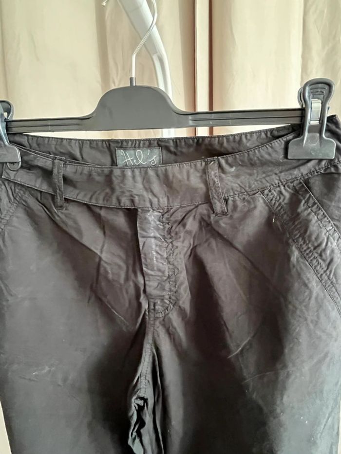 Pantalon toile hil’s coupe flare t.38 - photo numéro 3