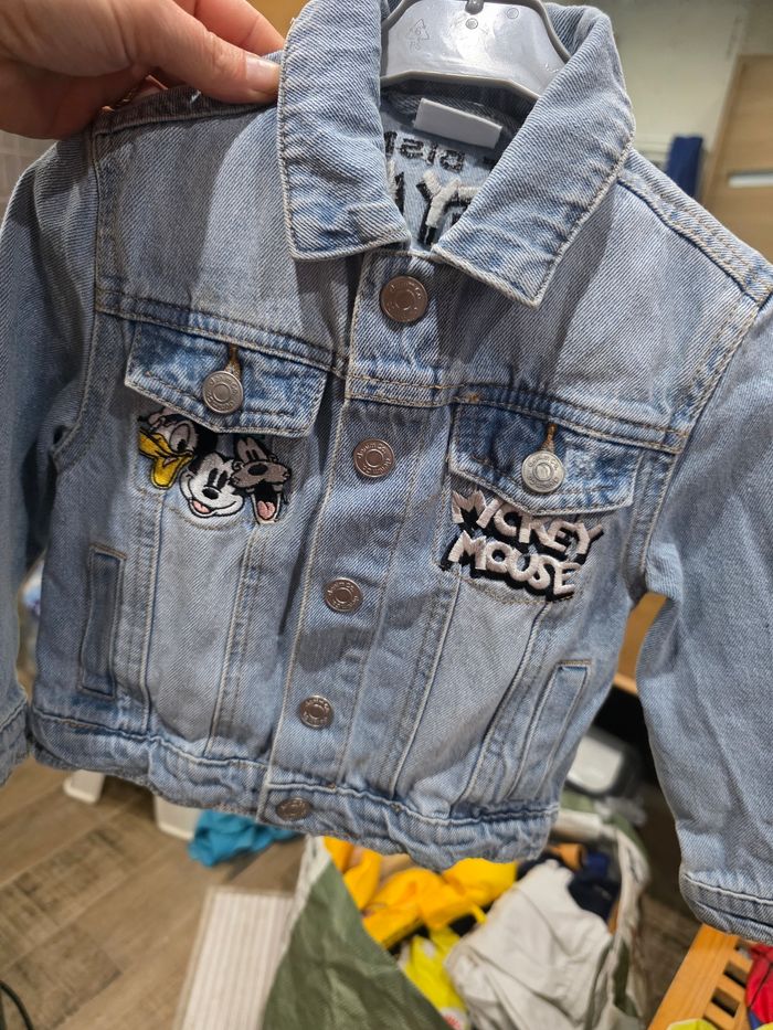 Veste en jean mickey - photo numéro 3