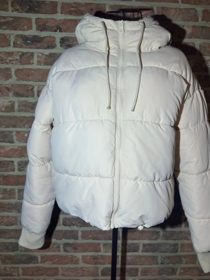 Veste doudoune beige Monki Taille S /36 - photo numéro 2