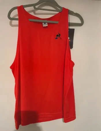 Débardeur rouge Le Coq Sportif XS – Neuf
