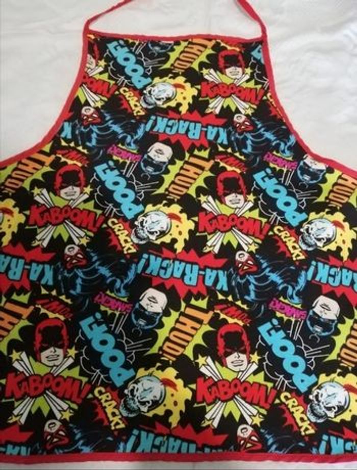 Tablier de cuisine super héros - photo numéro 2