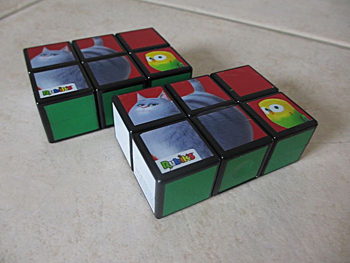 Lot de 2 mini rubik’s cubes « Comme des bêtes » - photo numéro 2