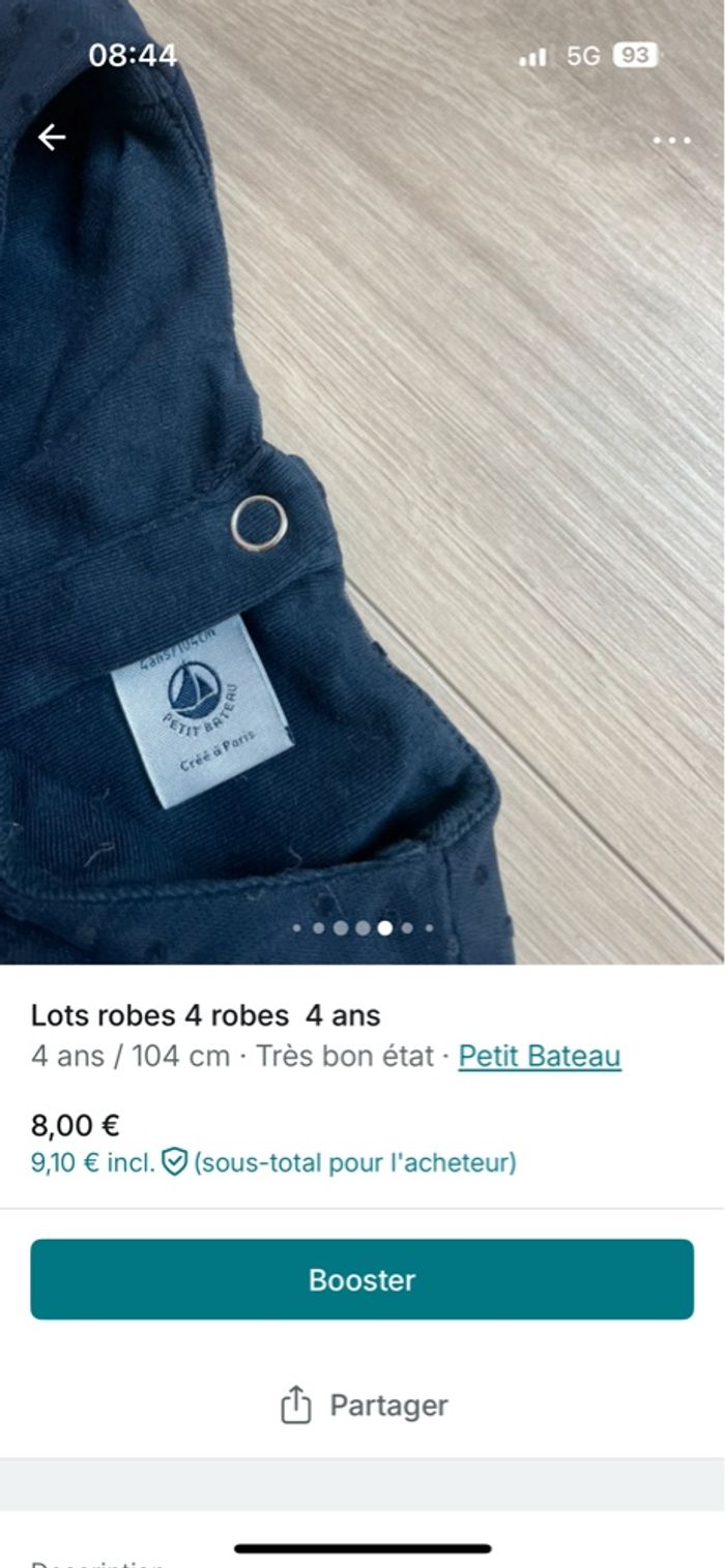 Lots robes 4 robes 4 ans - photo numéro 6