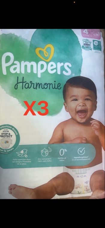 Pampers harmonie taille 4