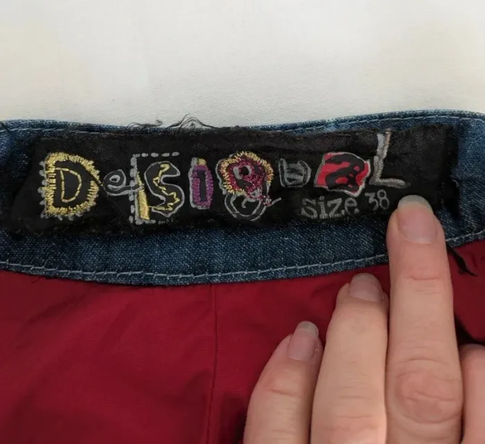 Manteau en jean patchwork - Desigual - taille 36/38 - photo numéro 7