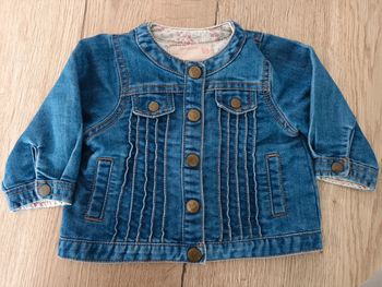 Adorable veste en jean 6 mois