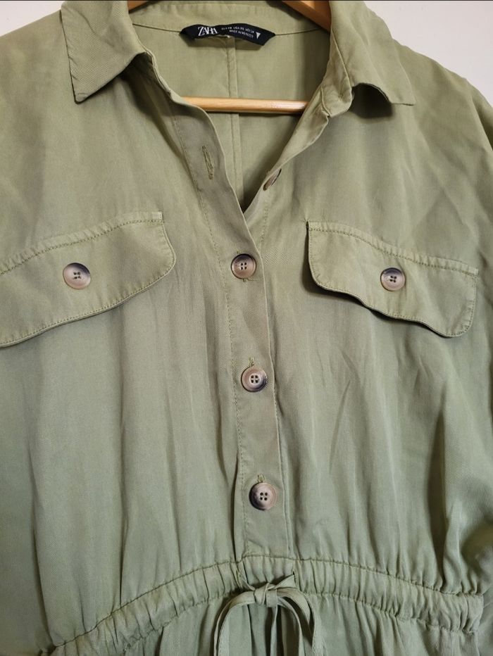 Robe zara kaki - photo numéro 3