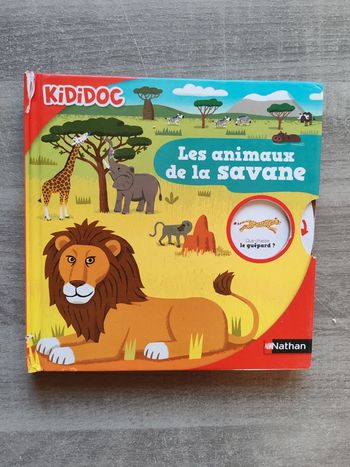 Livre kididoc les animaux de la savane
