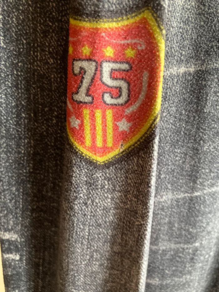 Superbe legging effet jeans et stick stickers taille unique extensible - photo numéro 4