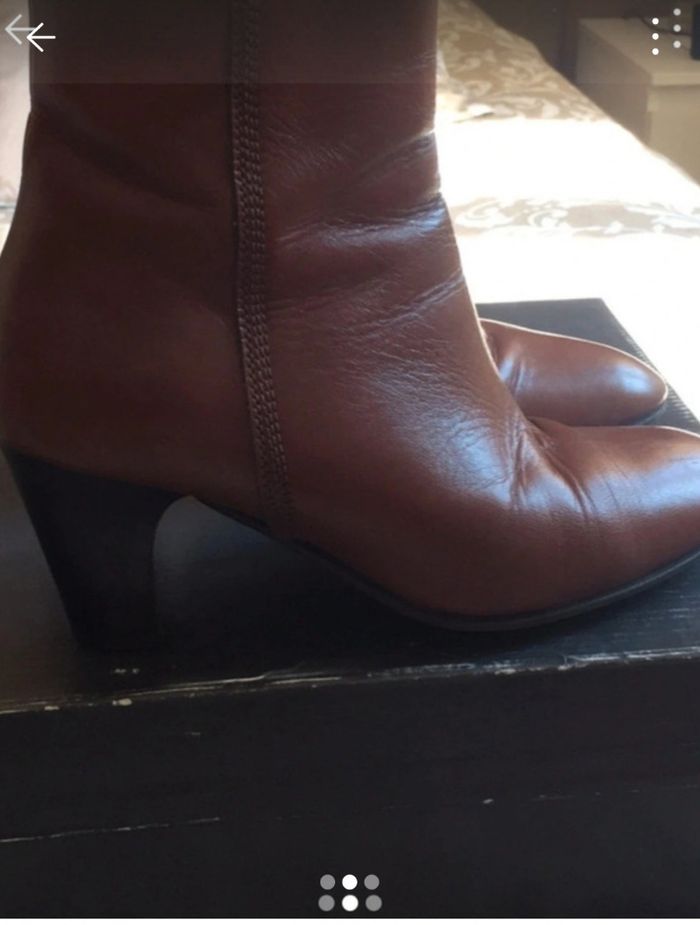 Bottines femme camel - photo numéro 2