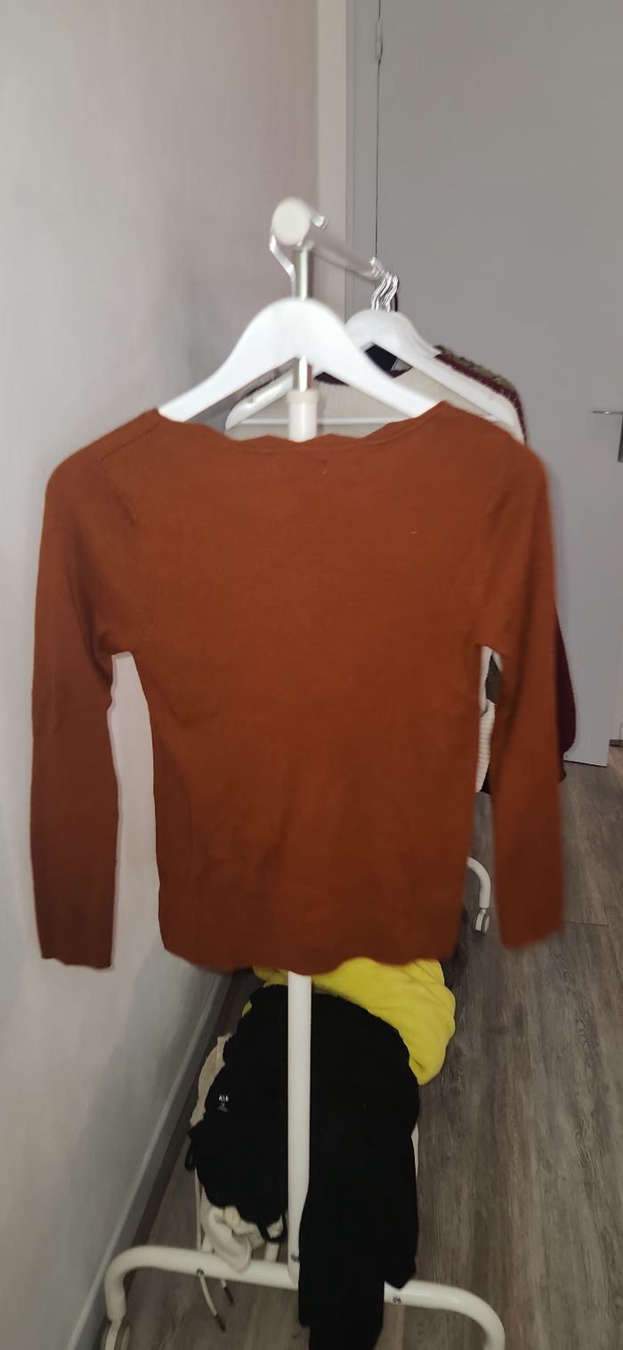 T-shirt manches longue côtelé - photo numéro 2