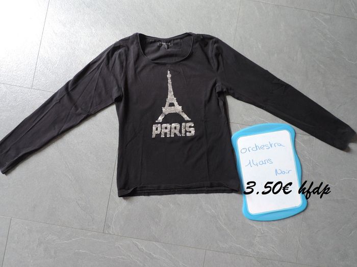 tee shirt orchestra taille 14 ans