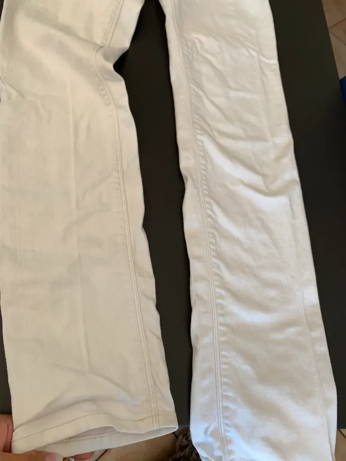 Pantalon blanc skinny taille 38 - photo numéro 2