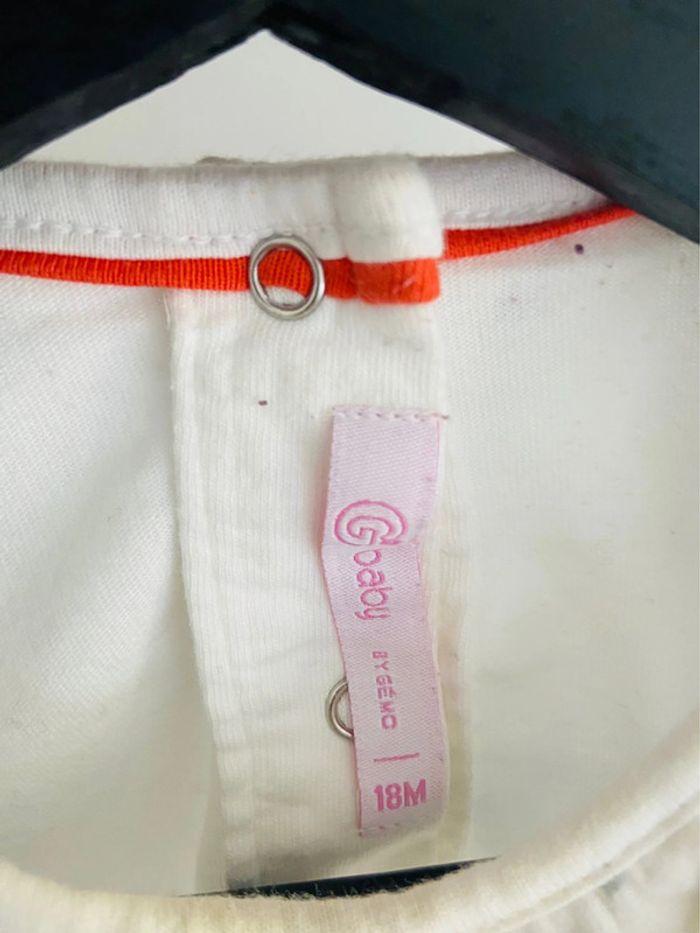 Tee-shirt T.18 mois Gemo - photo numéro 2