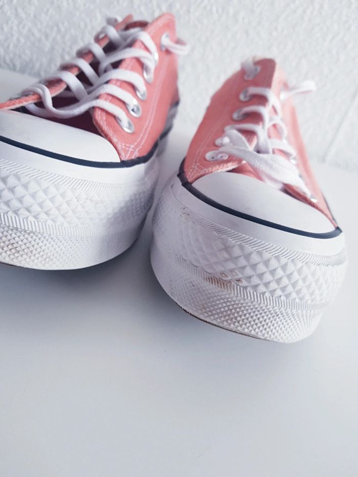 Converse - Chuck Taylor All Star Lift Canvas Ox - 37,5 - Baskets basses, semelles hautes - photo numéro 5