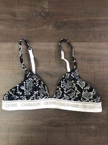 Brassière Calvin Klein taille M imprimé python