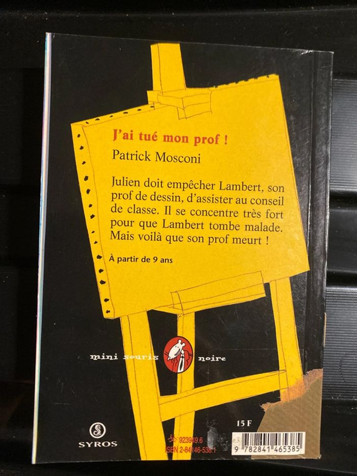 J’ai tué mon prof de Patrick Mosconi - photo numéro 3