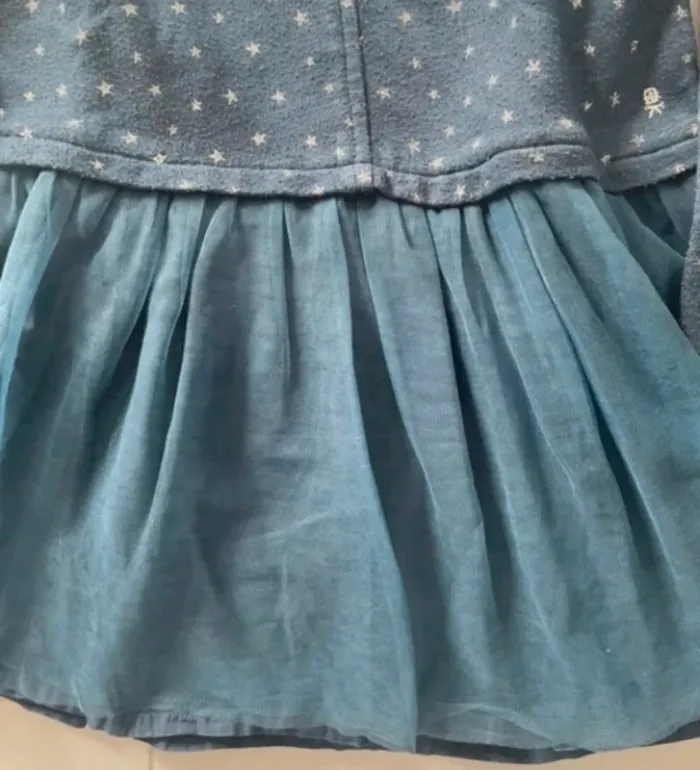 Robe bi-matière manches longues - photo numéro 2