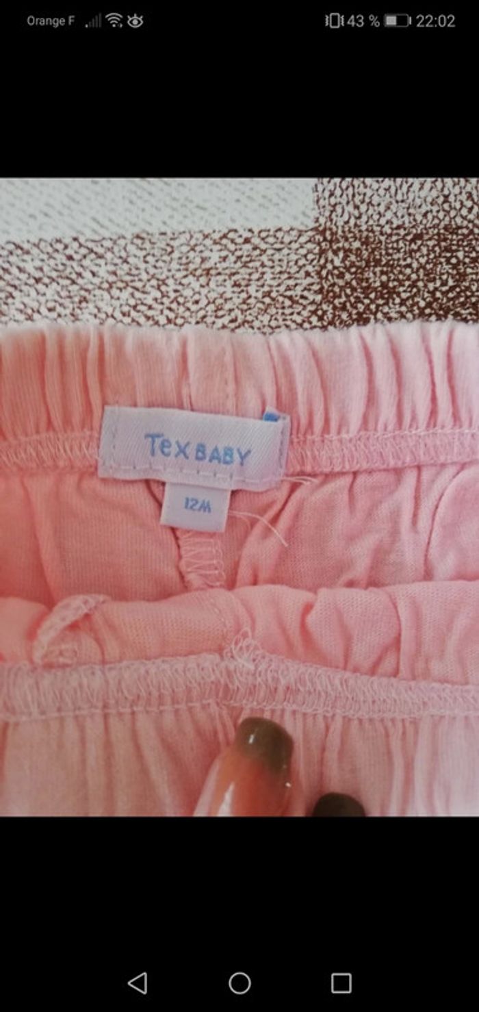 Short rose Tex 12 mois - photo numéro 2