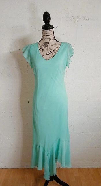Robe longue asymétrique El Corte Inglés – Taille 40 – État satisfaisant