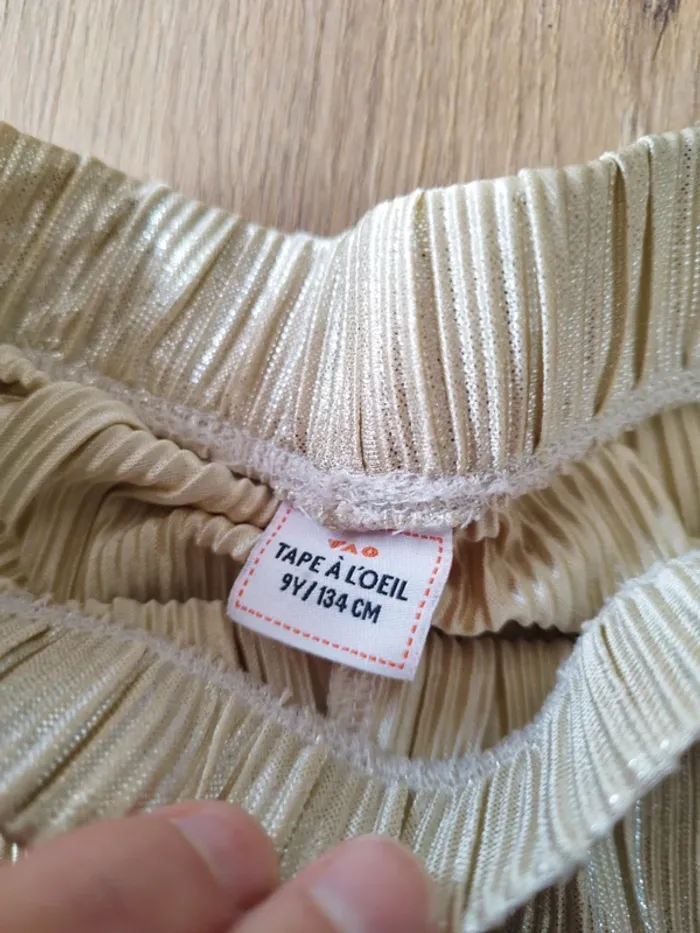 Pantalon fluide doré - photo numéro 3