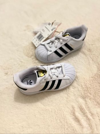 Basket superstar noir et blanche