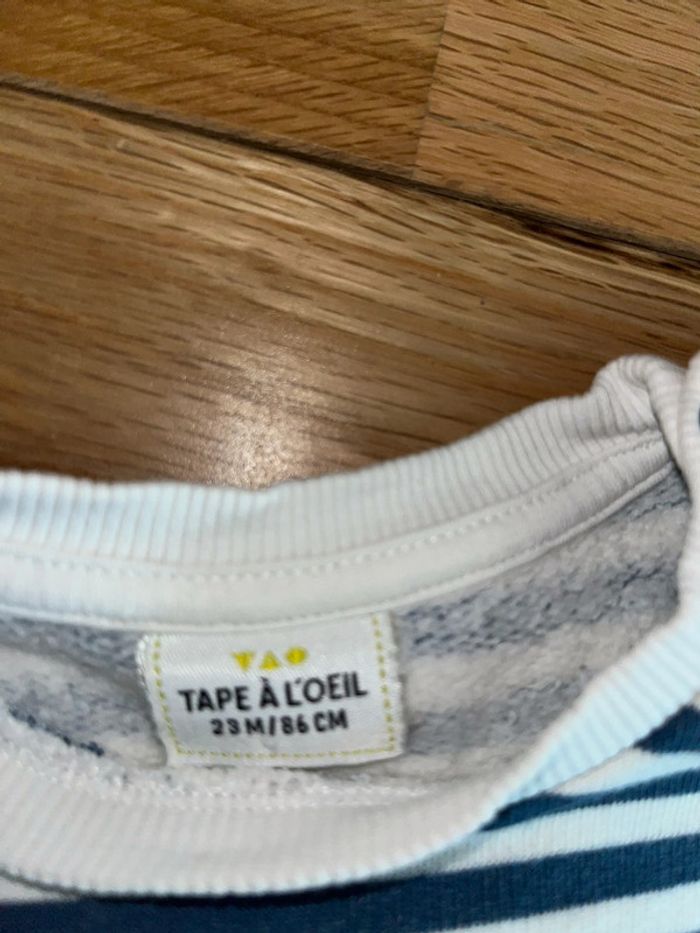 Sweat et T-shirt TAO 86cm/23mois nickel - photo numéro 2