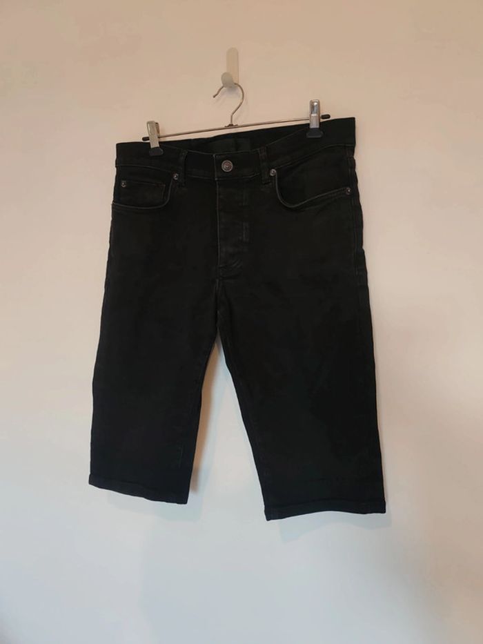 Short en jean noir 32 R Mennace