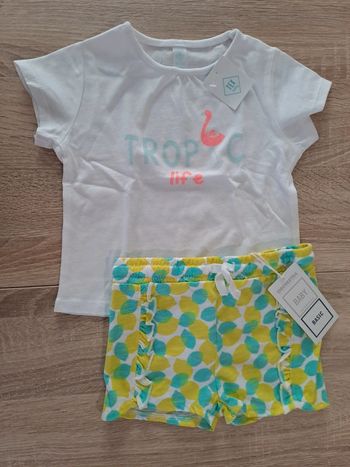 Ensemble été neuf 12 mois