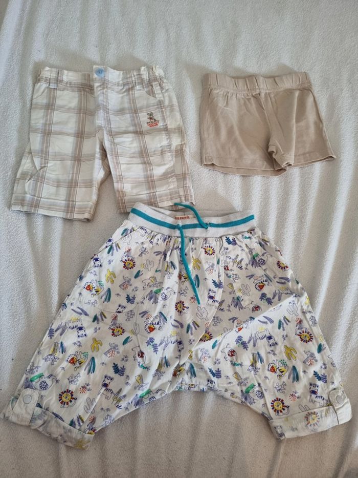 Lot de 3 shorts/sarouel d'été 3 mois