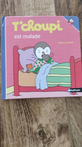 Livre T'choupi est malade
