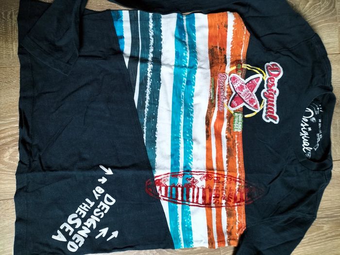 Desigual neuf 10 ans tee shirt longues manches - photo numéro 2