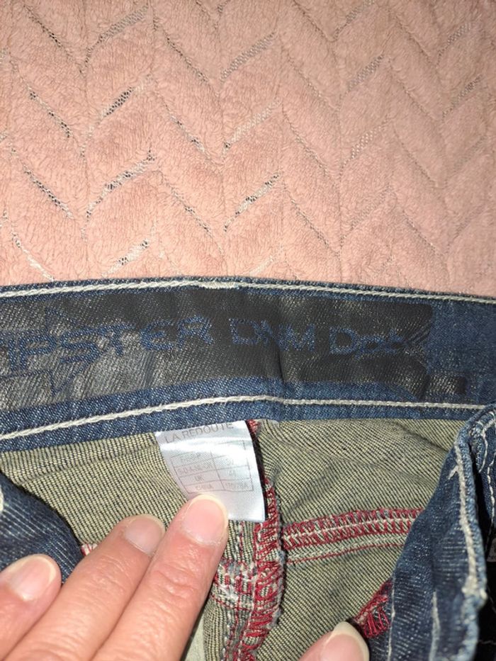 Jean homme 38 bleu comme neuf jamais porté tipster la redoute - photo numéro 7