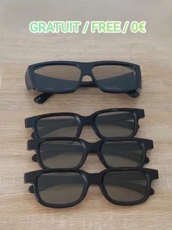 Lot lunettes 3D et IMAX - Gratuit / Free