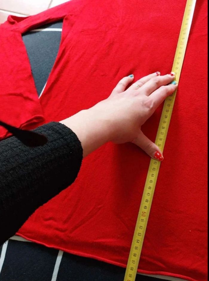 Pull rouge TU - photo numéro 6