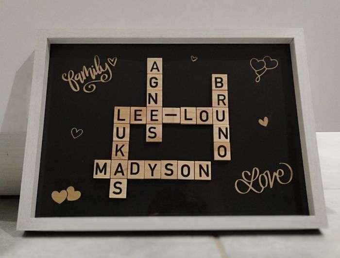 Cadre Scrabble jusqu'à 5 mots - photo numéro 6