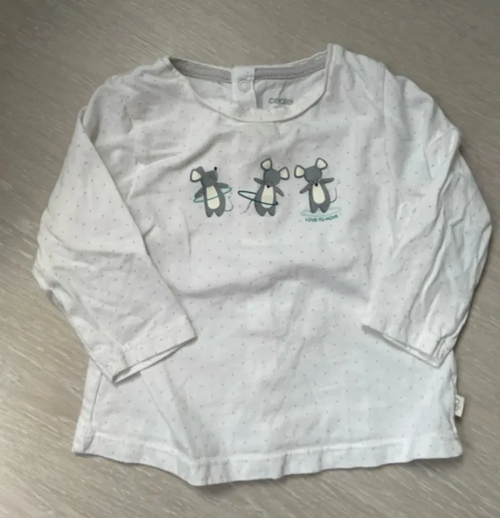 Lot de t-shirts obaibi animaux - photo numéro 2
