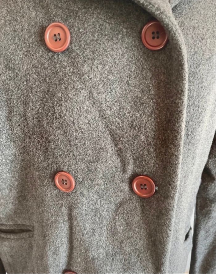 Manteau gris foncés taille M de chez Promod en bon état - photo numéro 2
